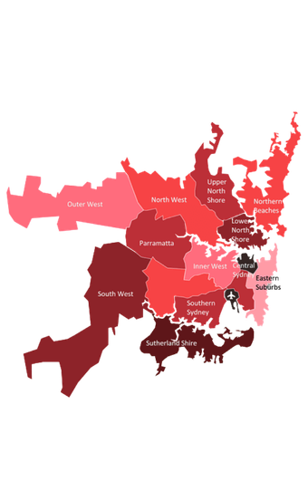Sydney Service Areas